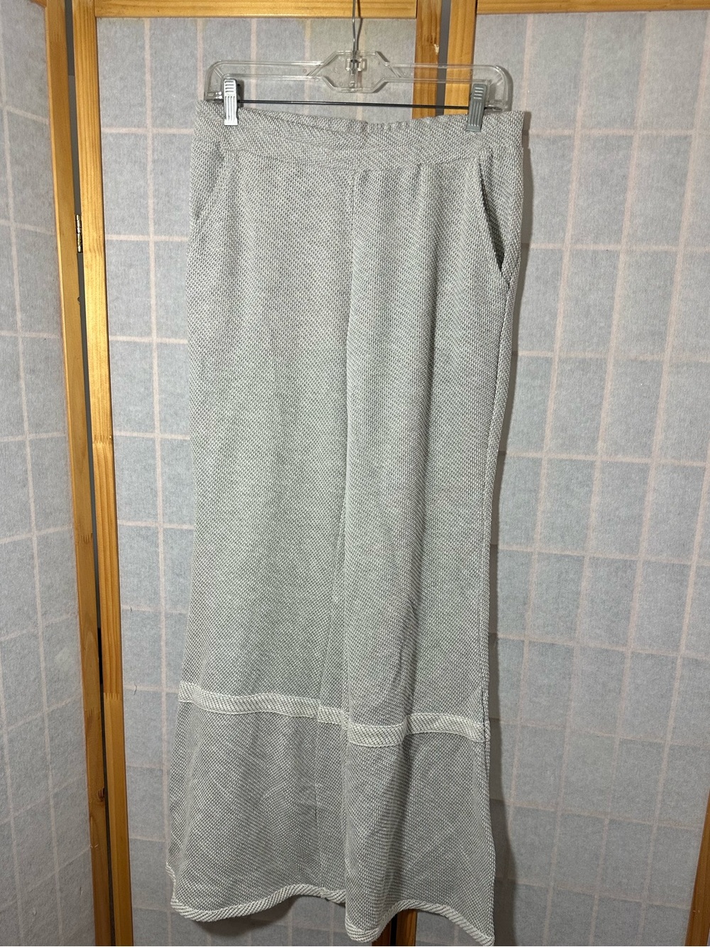 Heidi Hess Gray Women's knit wide leg - Soft Knit
